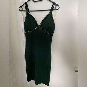 Dark Green Midi Dress